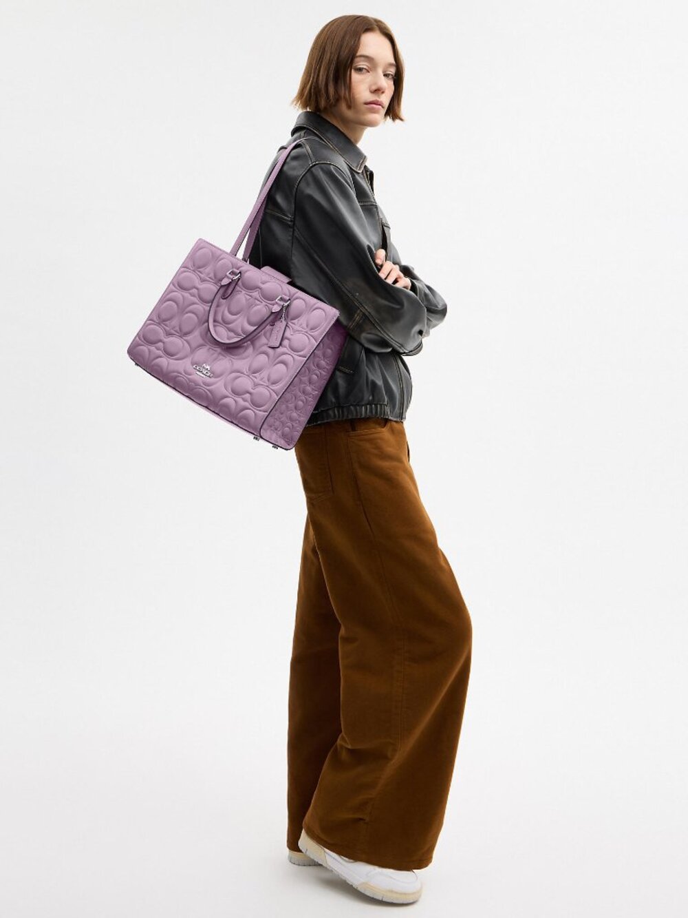 Coach Outlet Maggie Tote Bag In Signature Leather